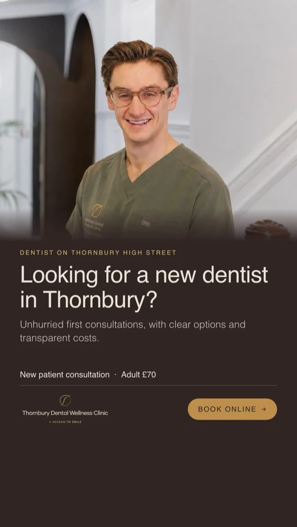 Thornbury Dental Wellness new patient consultation advert