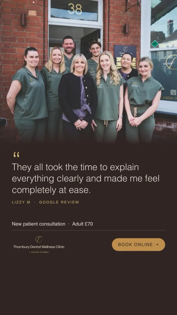 Thornbury Dental Wellness patient review advert