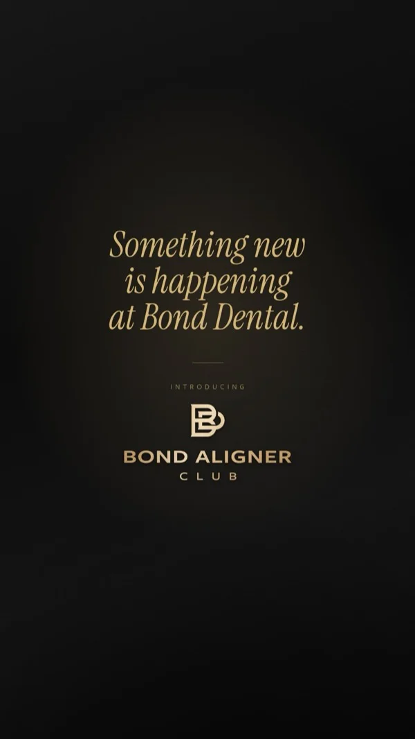 Bond Aligner Club teaser advert