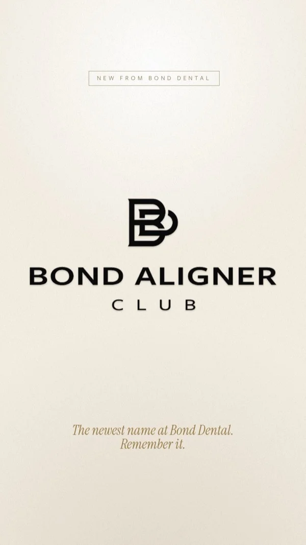 Bond Aligner Club reveal advert